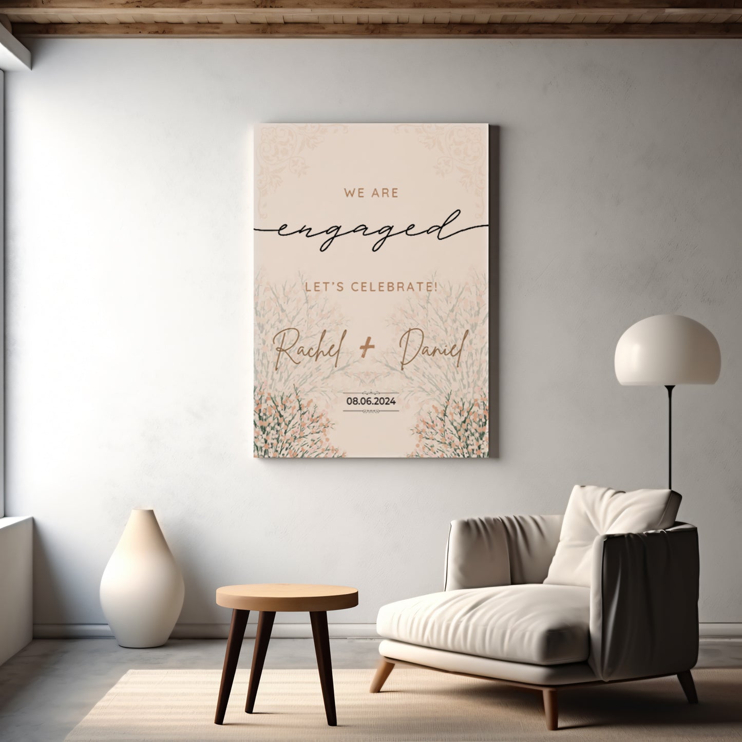 CANVAS 24X36 ENGAGEMENT DESIGN #5