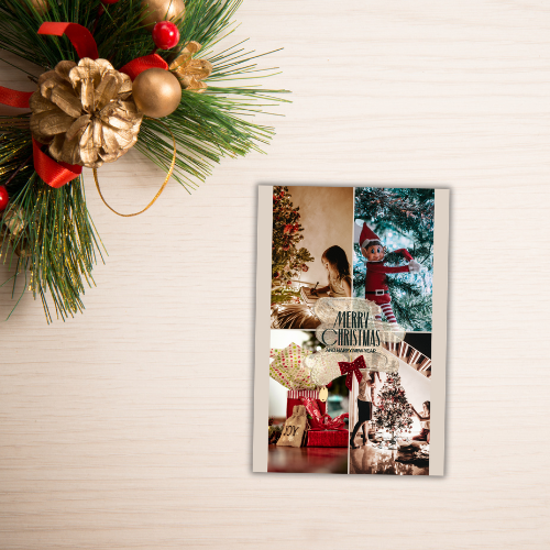 Christmas Card Custom Photo Digital Template 12