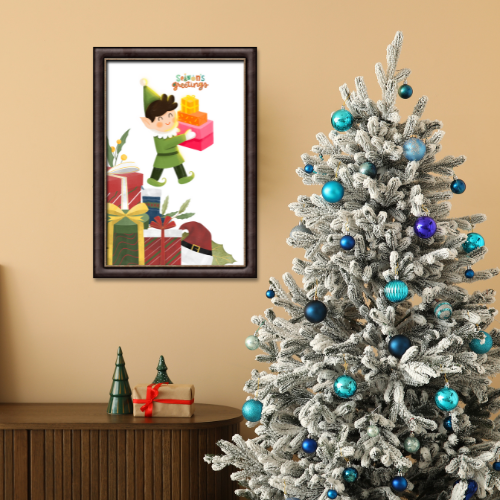 Christmas Wall Art Digital Template 1
