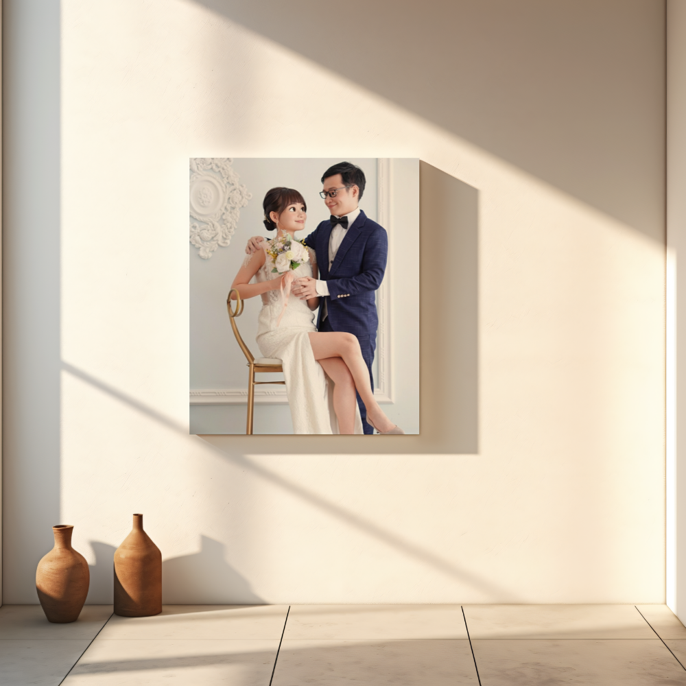 CANVAS 24x36 UPLOAD PORTRAIT (Playful Cartoon Style)