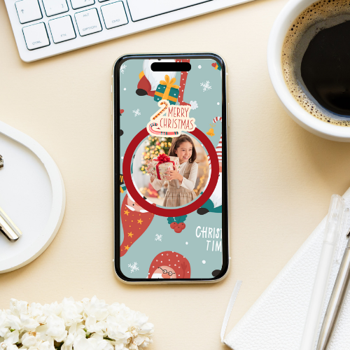 Christmas Greeting Digital Template 8