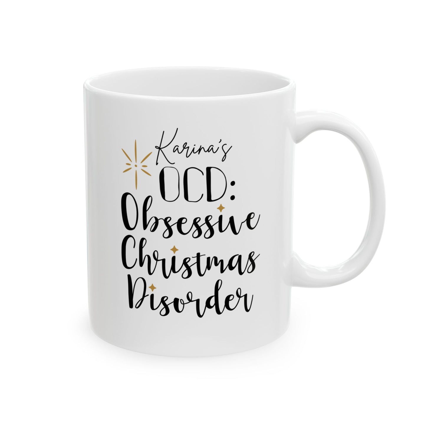 Ceramic Mug (11oz White) - Christmas Design 2024 - OCD