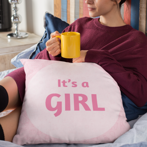 Pillow Gender Reveal Design 6