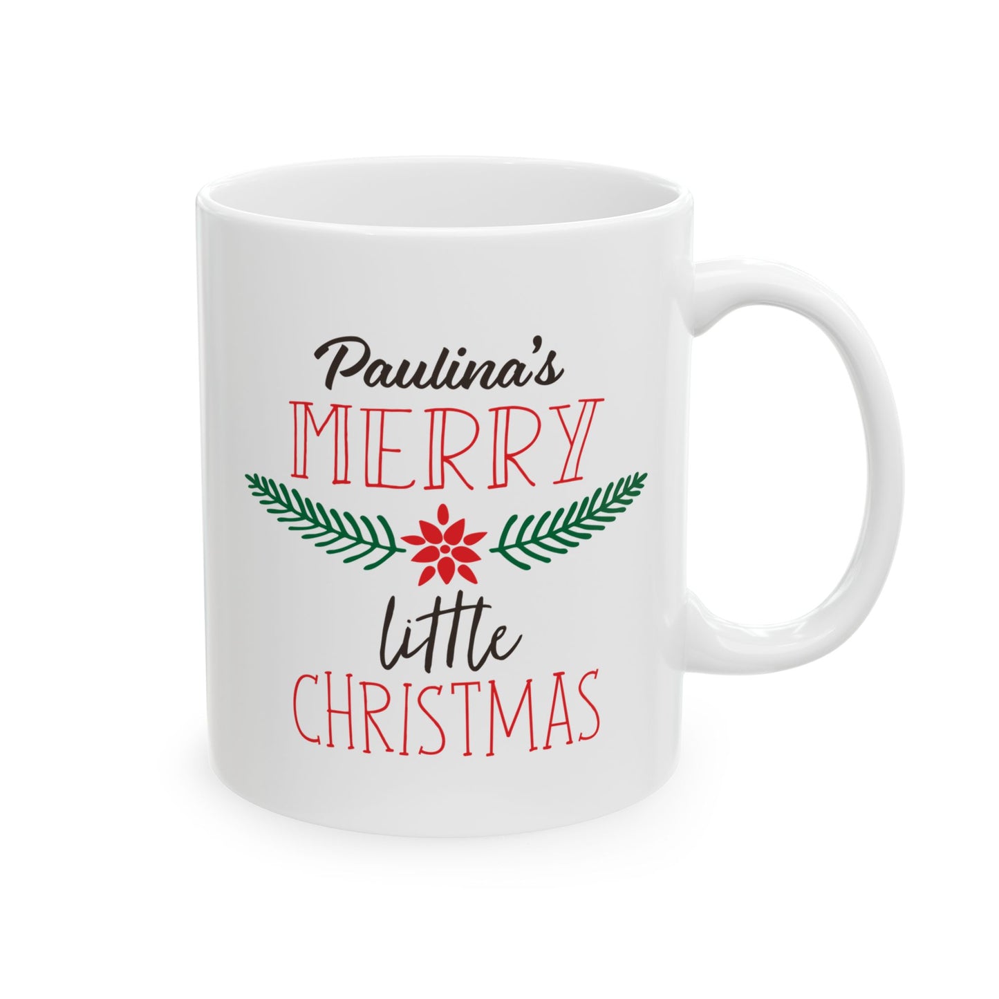 Ceramic Mug (11oz White) - Christmas Design 2024 - Merry Little Christmas