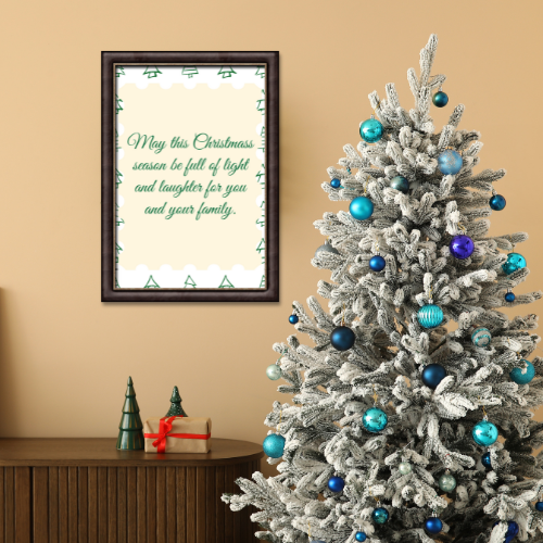 Christmas Wall Art Digital Template 3