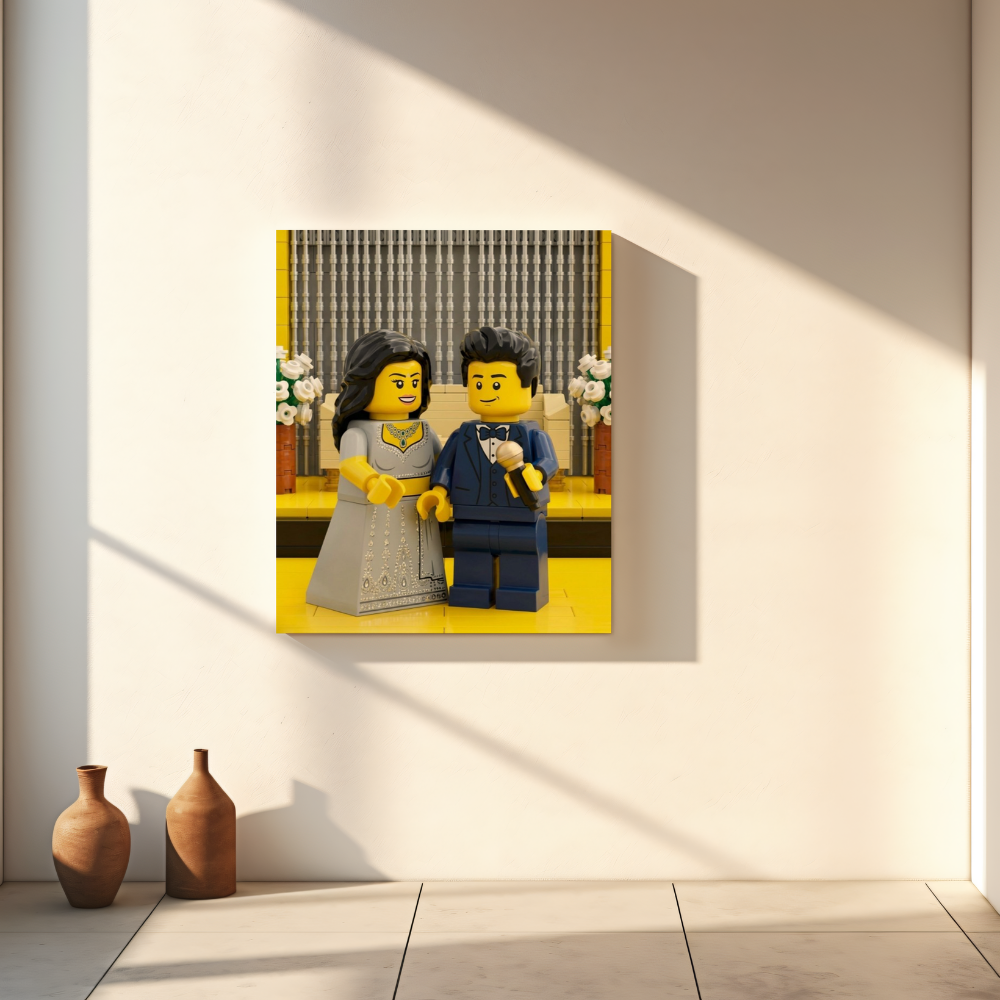 CANVAS 24x36 UPLOAD PORTRAIT (Lego Style)