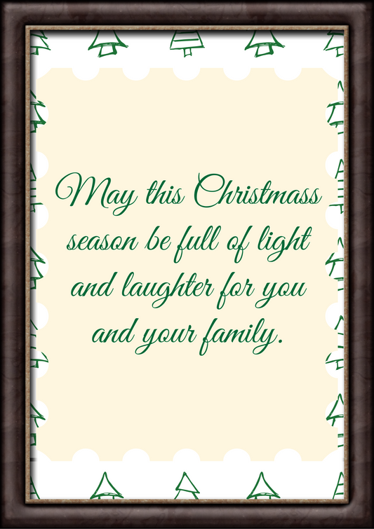 Christmas Wall Art Digital Template 3