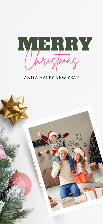 Christmas Greeting Digital Template 3