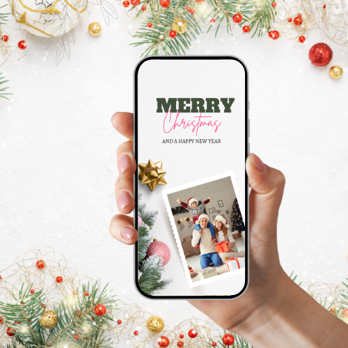 Christmas Greeting Digital Template 3