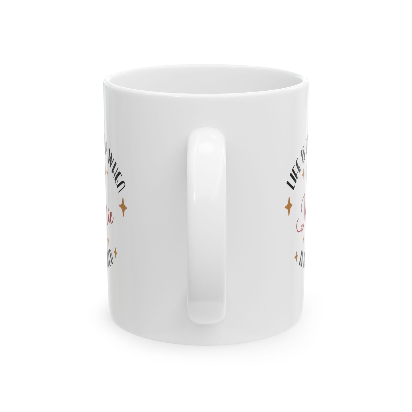 Ceramic Mug (11oz White) - Christmas Design 2024 - Life Is Better