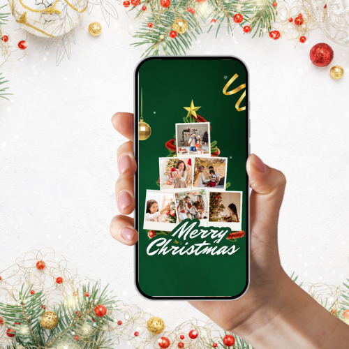 Christmas Greeting Digital Template 10