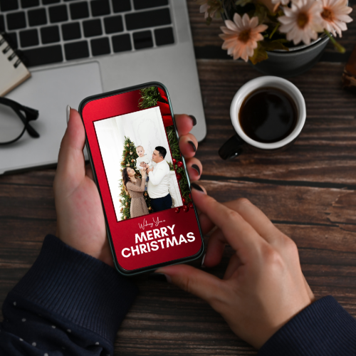 Christmas Greeting Digital Template 6