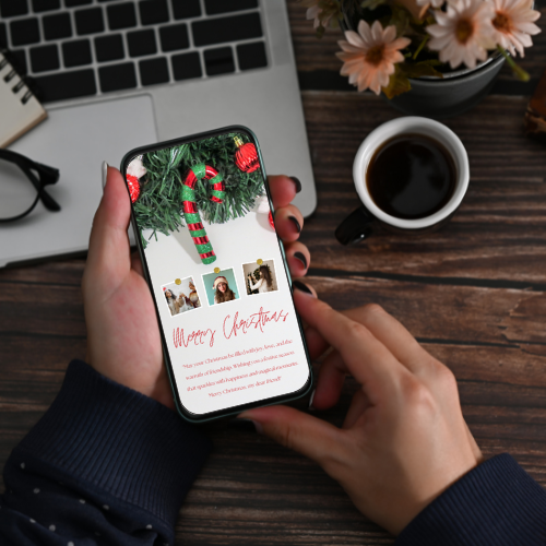 Christmas Greeting Digital Template 9