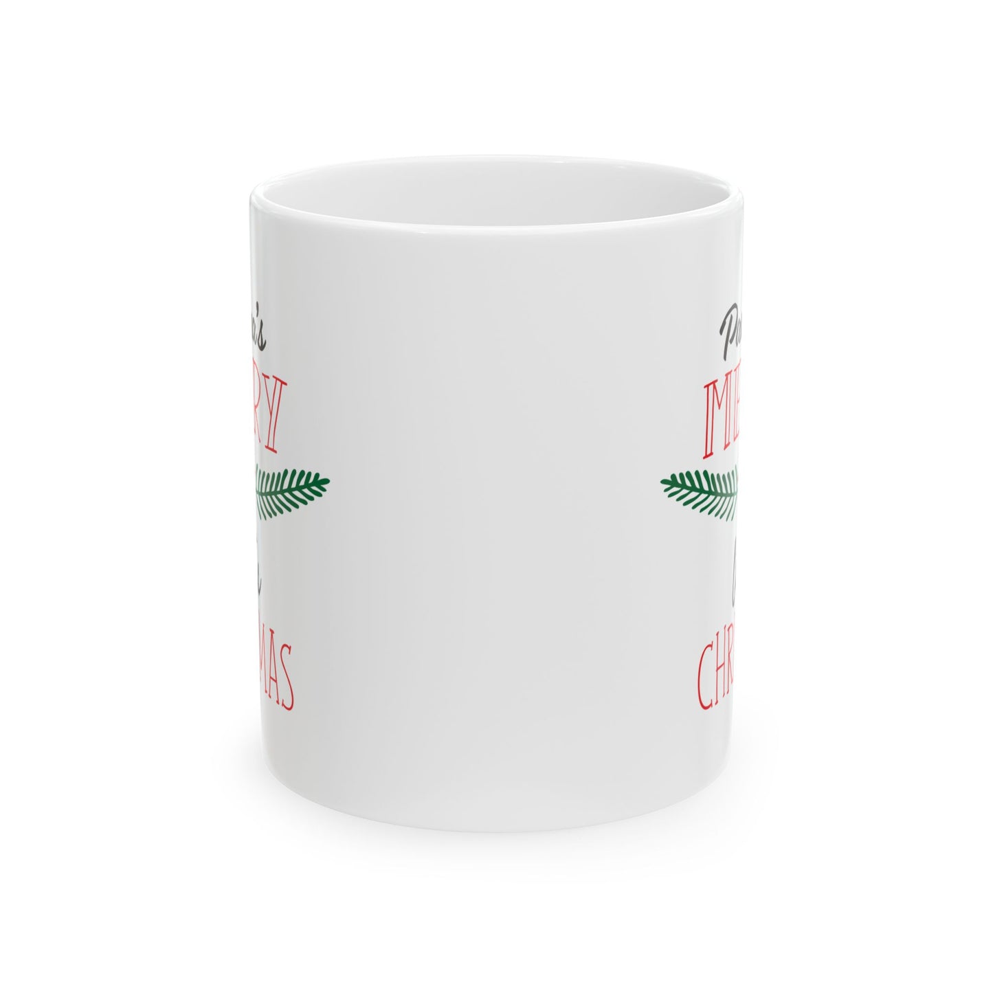 Ceramic Mug (11oz White) - Christmas Design 2024 - Merry Little Christmas