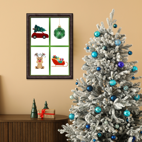 Christmas Wall Art Digital Template 7