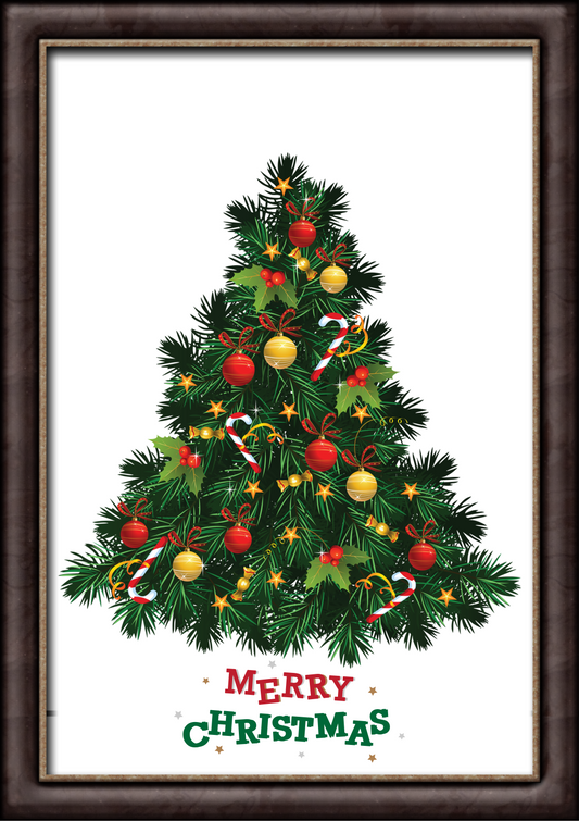 Christmas Wall Art Digital Template 4