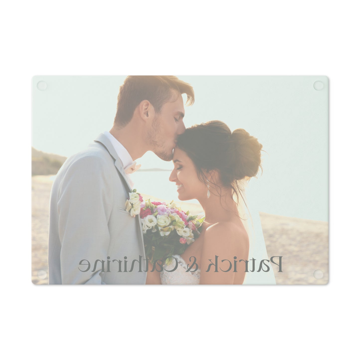 Cutting Board Wedding design - Personalized Name #2