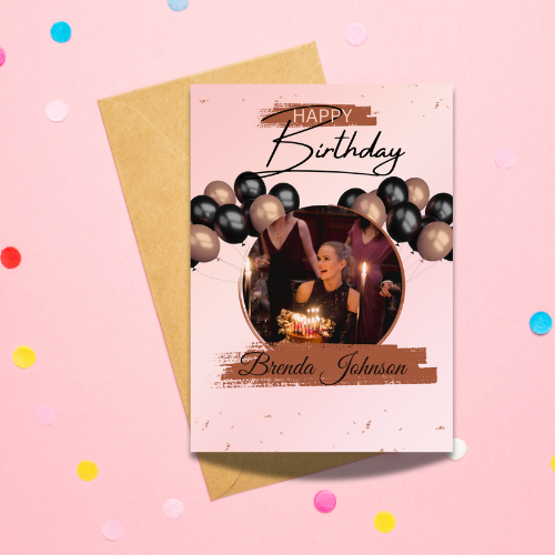 Birthday Card Digital Template 2