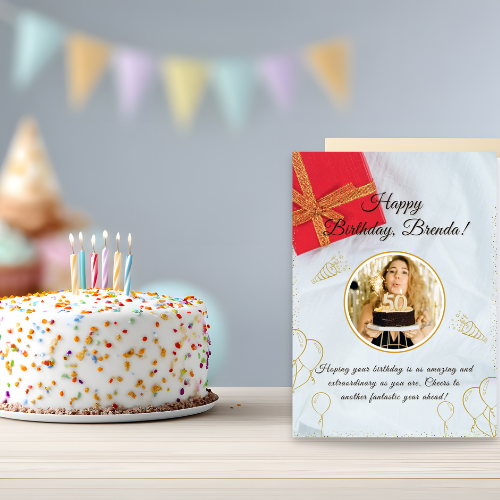 Birthday Card Digital Template 10