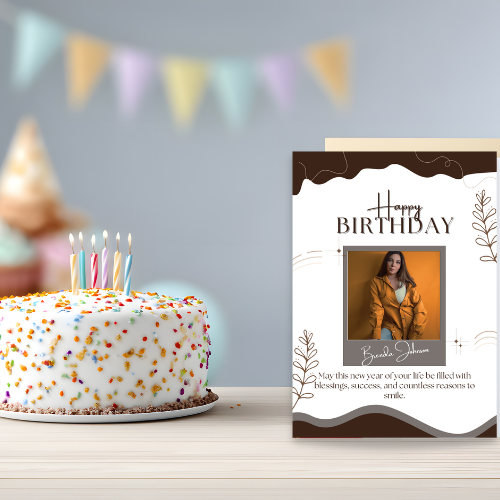 Birthday Card Digital Template 9