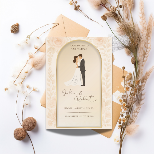 Wedding Invitation Card Digital Template 10