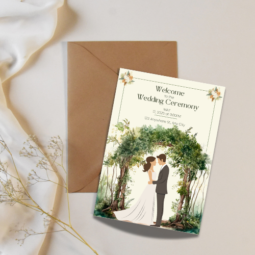 Wedding Invitation Card Digital Template 9