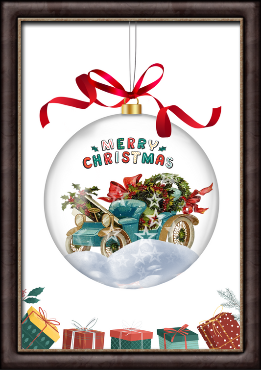 Christmas Wall Art Digital Template 5