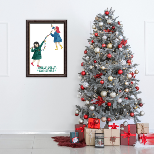 Christmas Wall Art Digital Template 10