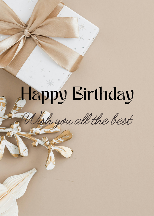 Birthday Card Digital Template 5