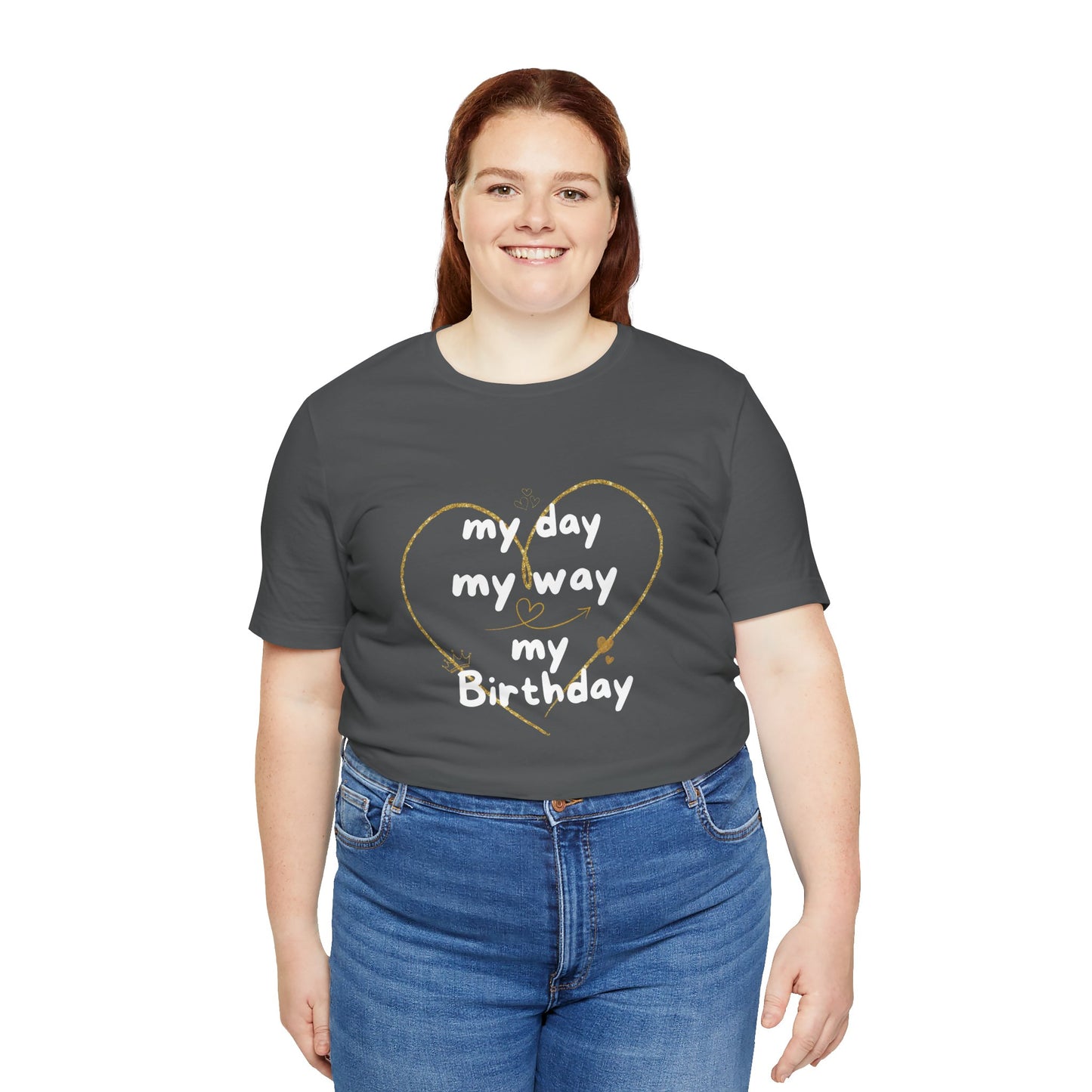 Unisex Jersey Short Sleeve Tee Birthday Design 6