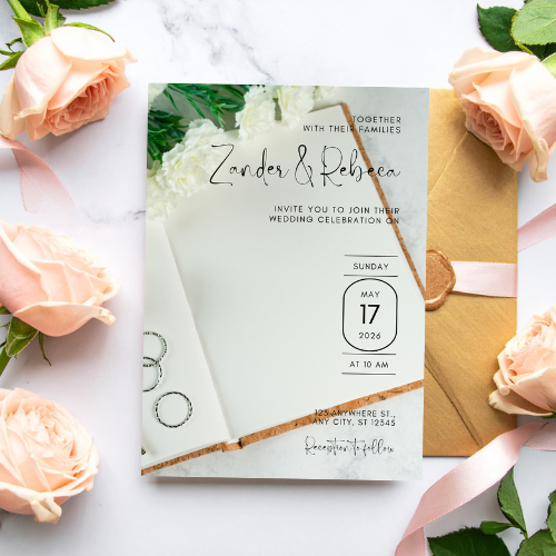 Wedding Invitation Card Digital Template 6