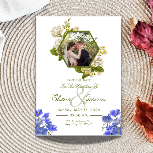 Wedding Invitation Card Digital Template 5