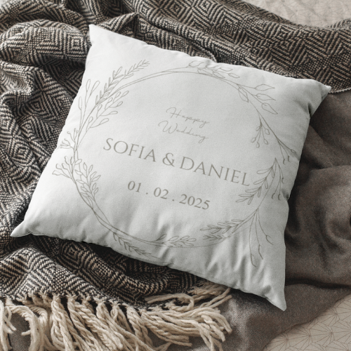 PILLOW WEDDING DESIGN #2