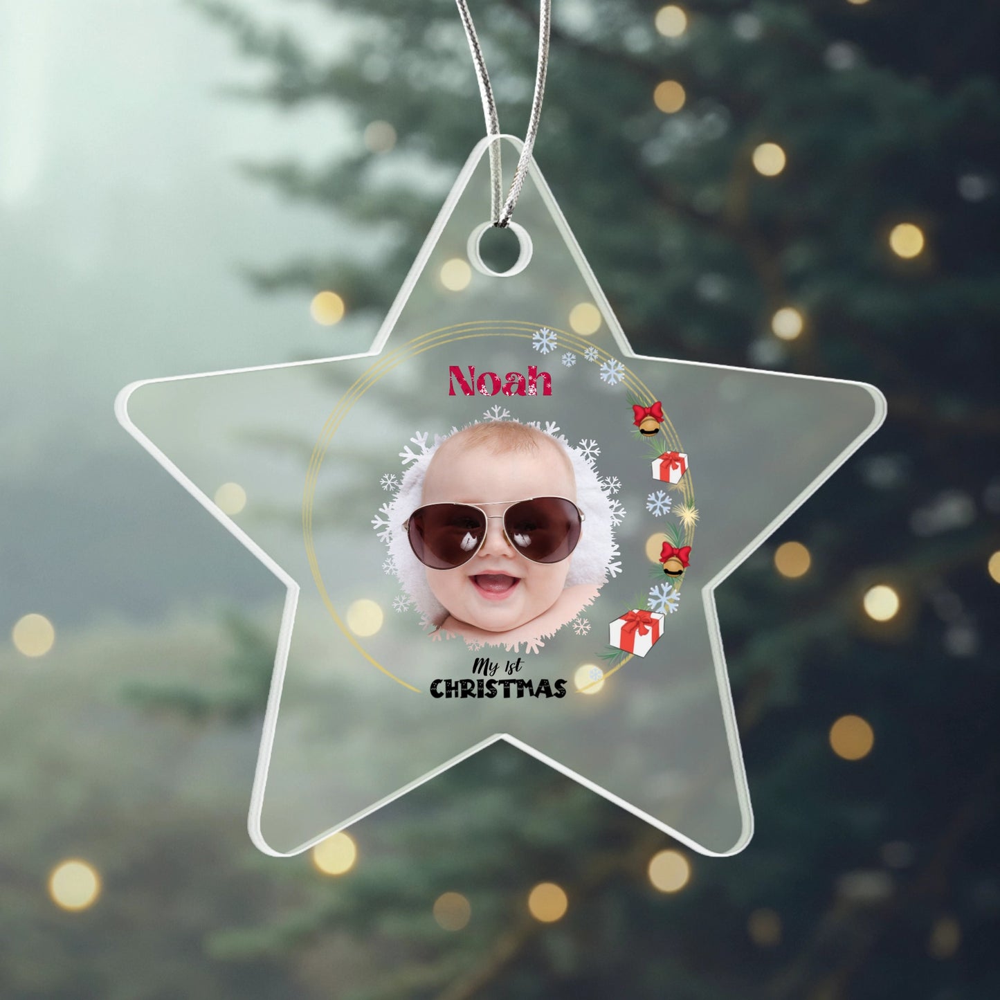 Acrylic Star Ornament