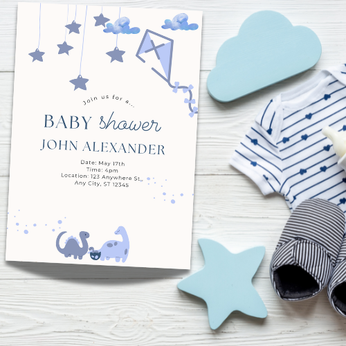 Baby Shower Invitation Card Digital Template 2