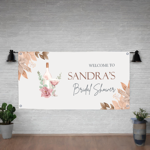 BANNER BRIDAL SHOWER DESIGN