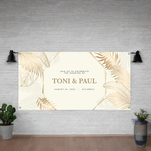 BANNER WEDDING DESIGN #1