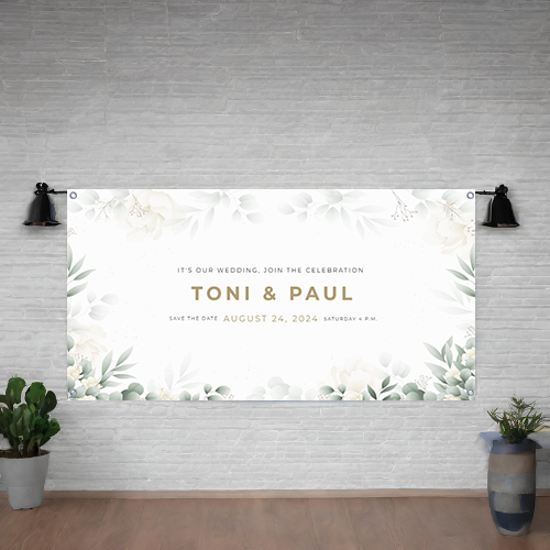 BANNER WEDDING DESIGN #2