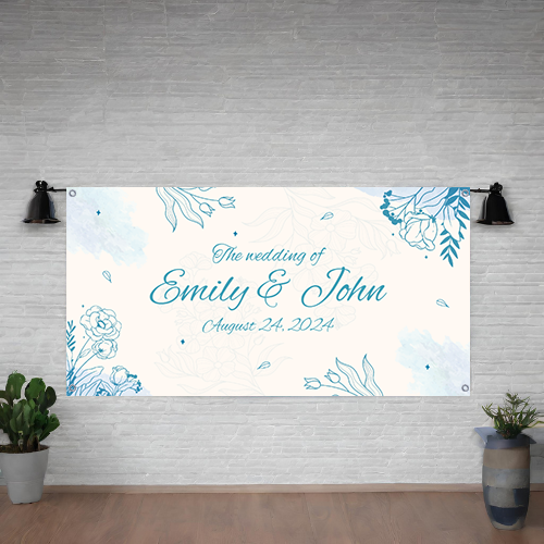 BANNER WEDDING DESIGN #4