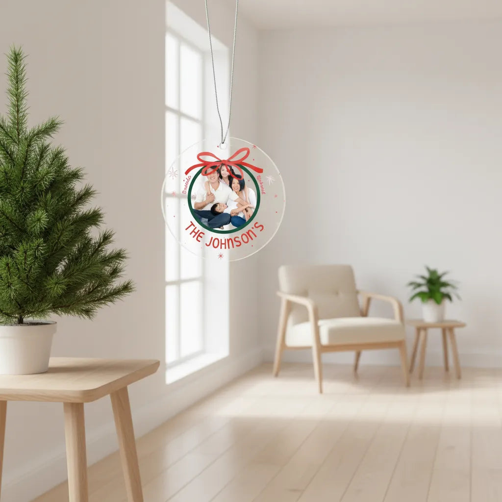 Acrylic Circle Ornament
