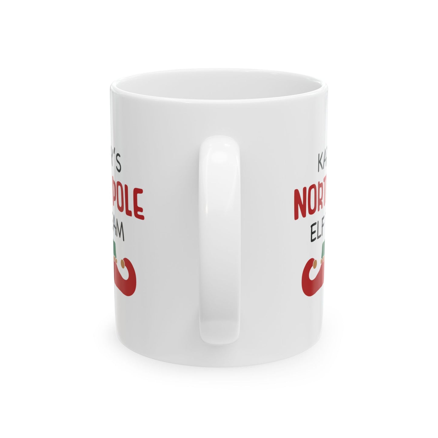 Ceramic Mug (11oz White) - Christmas Design 2024 - North Pole Elf Team