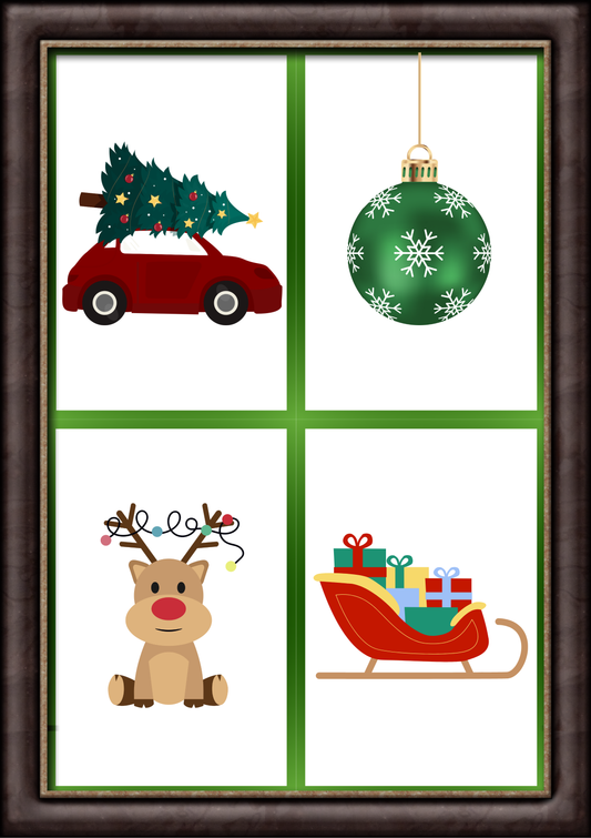 Christmas Wall Art Digital Template 7