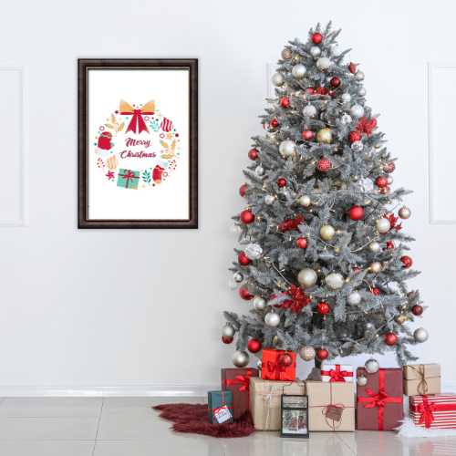 Christmas Wall Art Digital Template 8