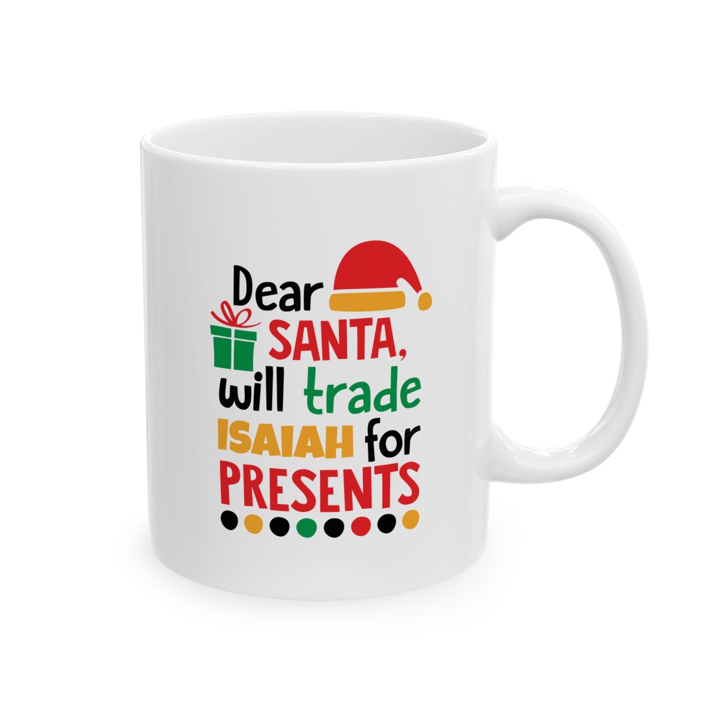 Ceramic Mug (11oz White) - Christmas Design 2024 - Dear Santa