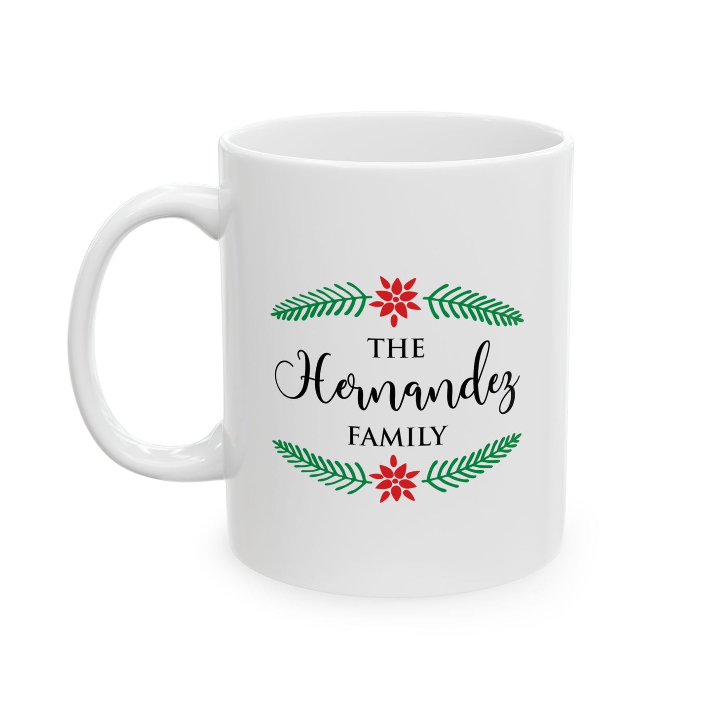 Ceramic Mug (11oz White) - Christmas Design 2024 - Family