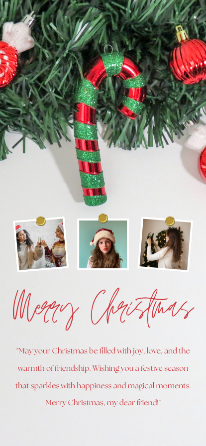 Christmas Greeting Digital Template 9