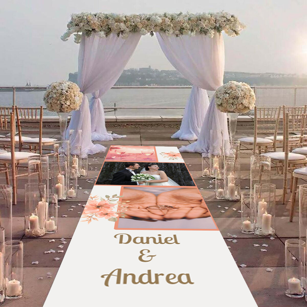 36"x120" AISLE RUNNER COLLAGE #5