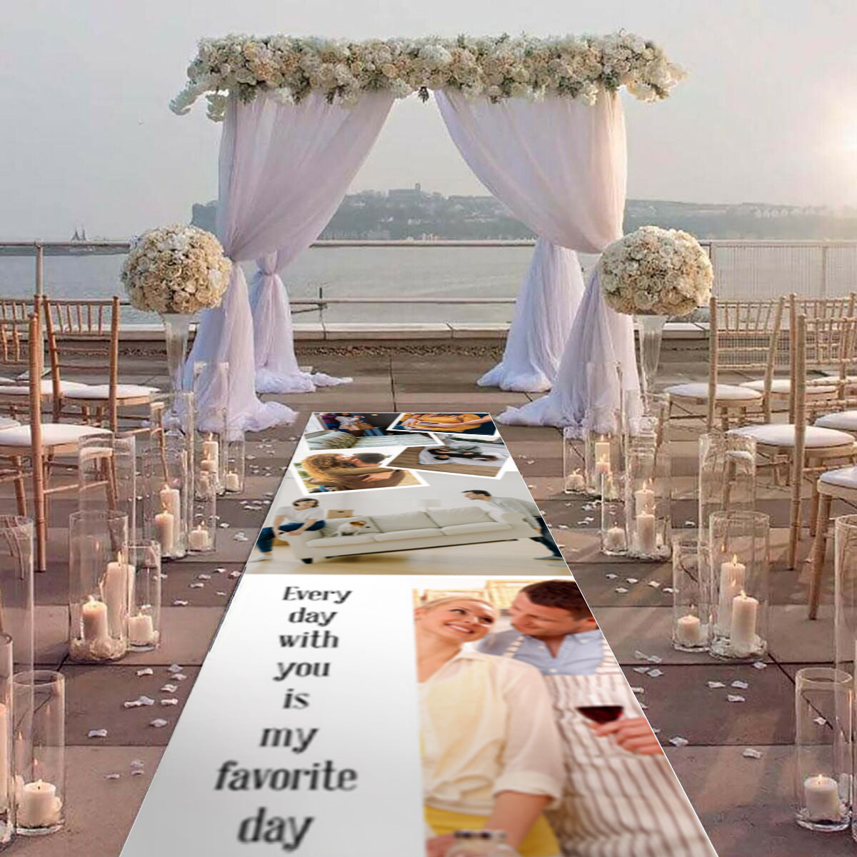 36"x120" AISLE RUNNER COLLAGE #1