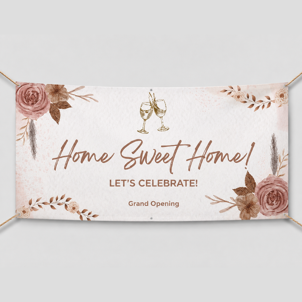 BANNER FLORAL DESIGN #7