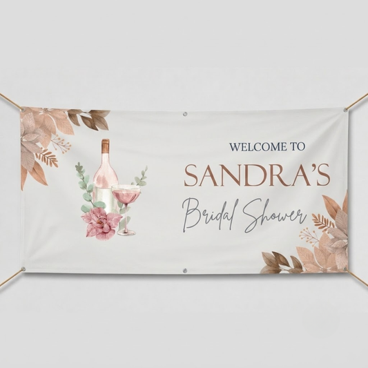 BANNER BRIDAL SHOWER DESIGN #1